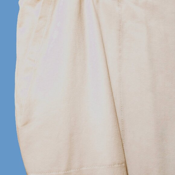 Susan Graver White Crop Pants XL Pull-On Straight Leg Flat Elastic Waistband - Picture 6 of 11